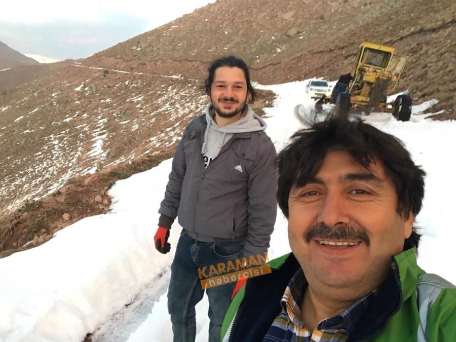 Kar ve Kış Karaman’da Kendini Göstermeye Başladı 9