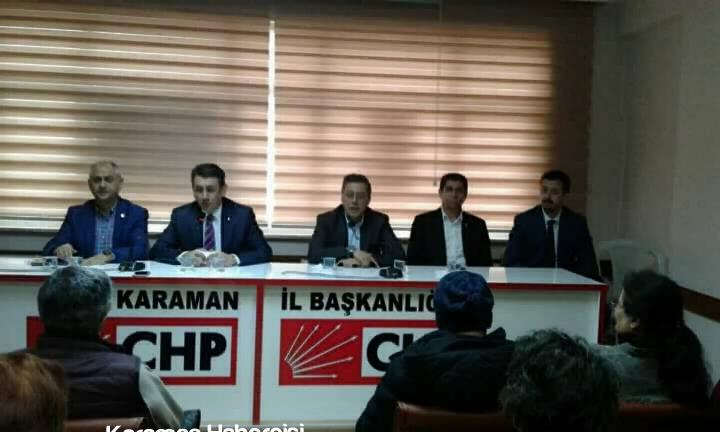 CHP Milletvekillerinin Karaman Ziyareti ve Değerlendirmeleri 1