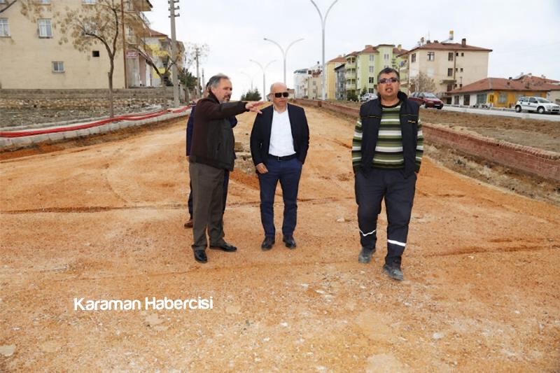 Başkan Çalışkan Devam Eden Çalışmaları Yerinde Takip Ediyor 4