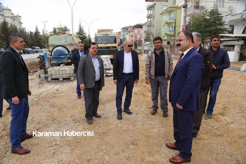 Başkan Çalışkan Devam Eden Çalışmaları Yerinde Takip Ediyor 9