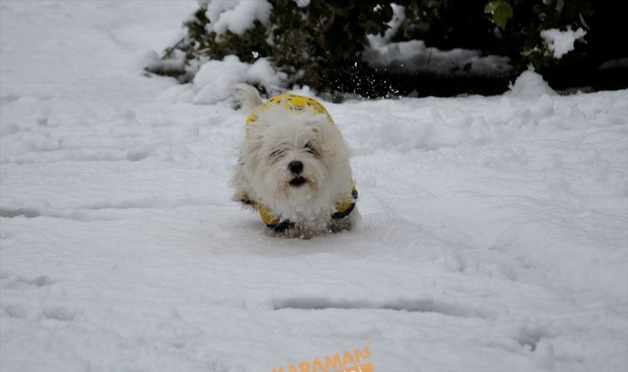 Karaman'da Kar Yağışı 2