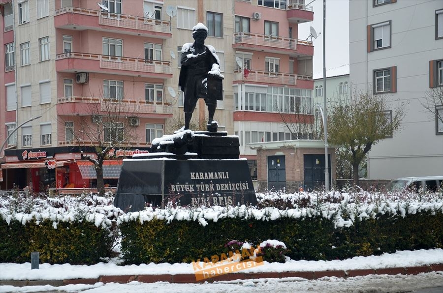 Karaman'da Kar Yağışı 8