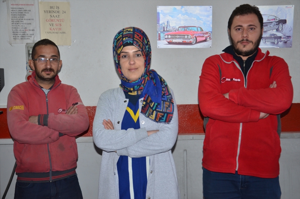 Karamanlık Kadın Girişimciden Oto Bakım Servisi 7