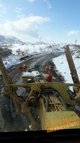 Karaman İl Özel İdaresi’nin Kar Mesaisi Başladı 11