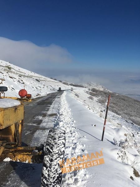 Karaman İl Özel İdaresi’nin Kar Mesaisi Başladı 12
