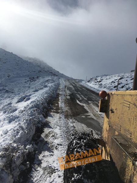 Karaman İl Özel İdaresi’nin Kar Mesaisi Başladı 13