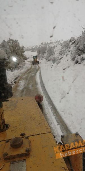 Karaman İl Özel İdaresi’nin Kar Mesaisi Başladı 16