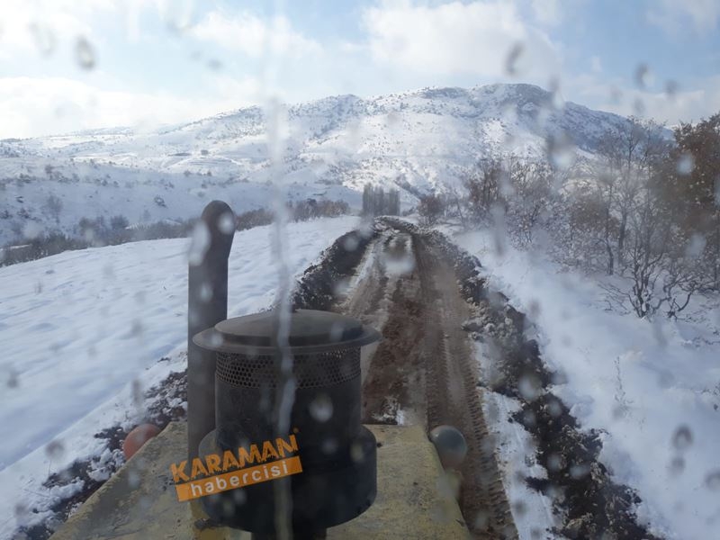 Karaman İl Özel İdaresi’nin Kar Mesaisi Başladı 19