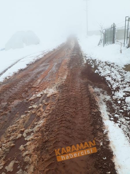 Karaman İl Özel İdaresi’nin Kar Mesaisi Başladı 3