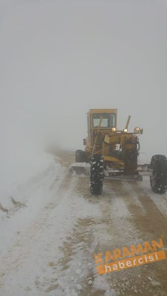 Karaman İl Özel İdaresi’nin Kar Mesaisi Başladı 5