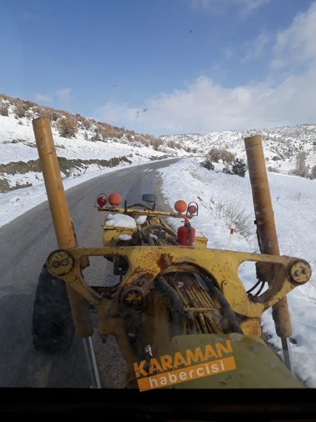 Karaman İl Özel İdaresi’nin Kar Mesaisi Başladı 7