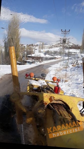 Karaman İl Özel İdaresi’nin Kar Mesaisi Başladı 9