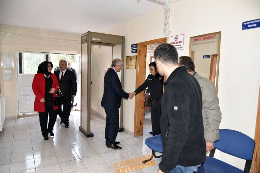 Karaman Valisi Fahri Meral Ermenek İlçesini Ziyaret Etti 19