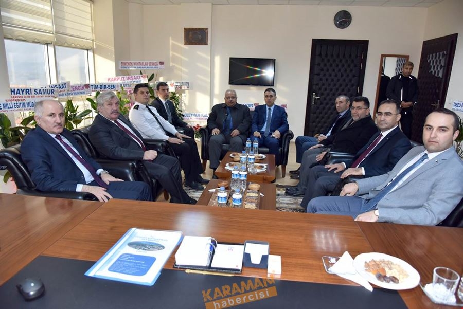 Karaman Valisi Fahri Meral Ermenek İlçesini Ziyaret Etti 3