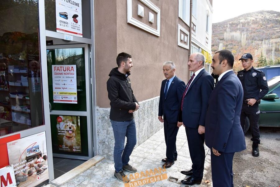 Karaman Valisi Fahri Meral Başyayla İlçesini Ziyaret Etti 11