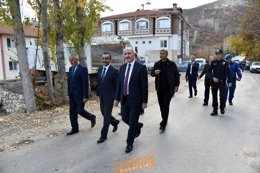 Karaman Valisi Fahri Meral Başyayla İlçesini Ziyaret Etti 12