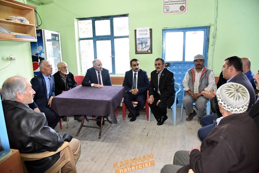 Karaman Valisi Fahri Meral Başyayla İlçesini Ziyaret Etti 17