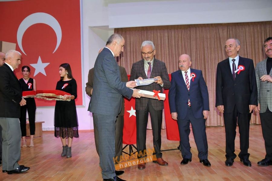 Karaman'da 24 Kasım Öğretmenler Günü Kutlamaları 12
