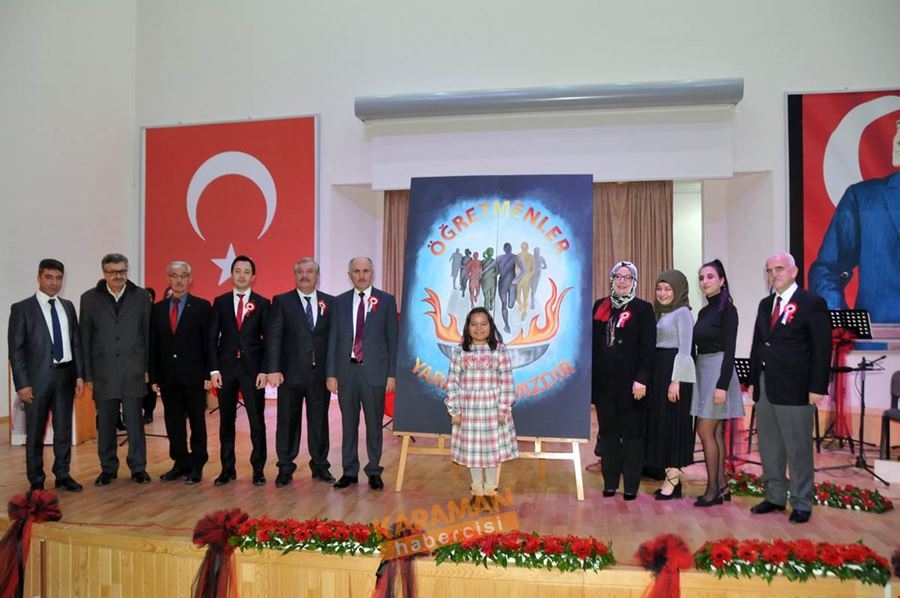 Karaman'da 24 Kasım Öğretmenler Günü Kutlamaları 24