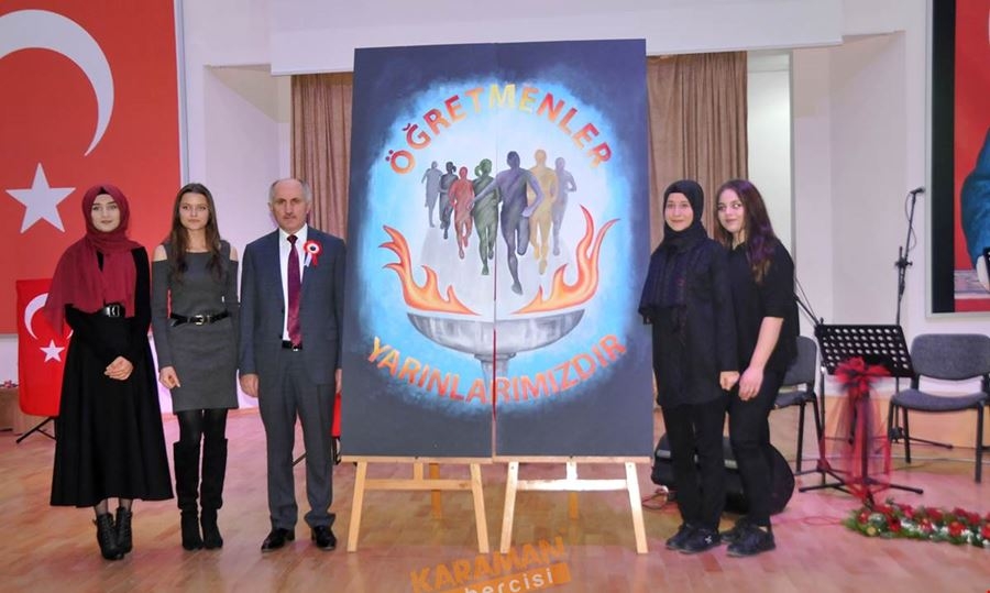 Karaman'da 24 Kasım Öğretmenler Günü Kutlamaları 25