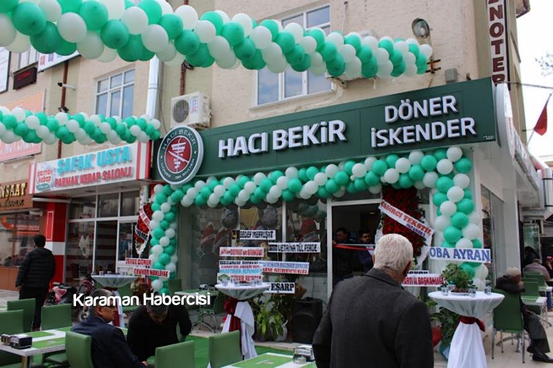 Karaman'da Hacı Bekir Döner Açıldı 4
