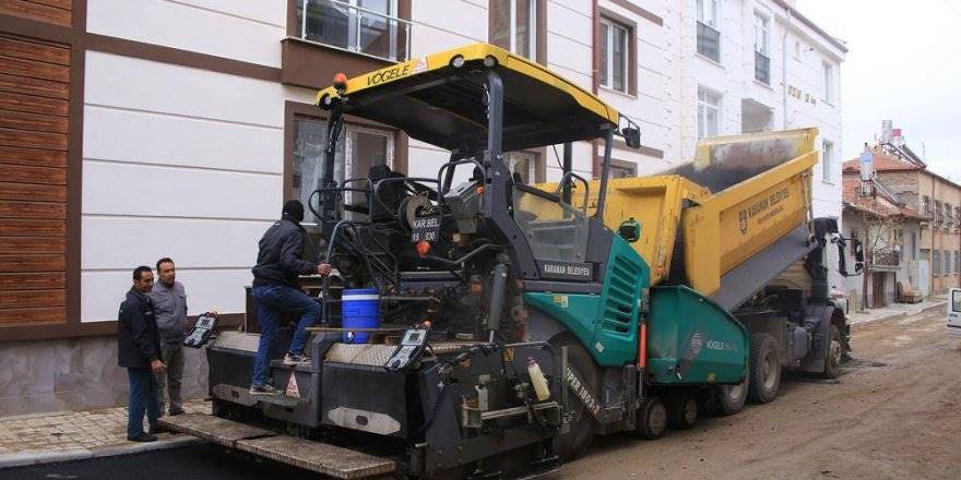 Asfalt Çalışmaları Kırbağı Mahallesi’nde