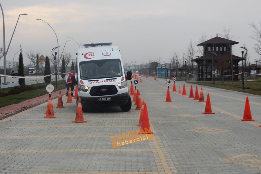 Karaman, Konya ve Aksaray Ambulansları Yarıştı 1