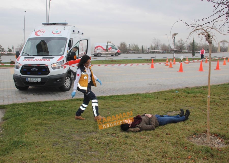 Karaman, Konya ve Aksaray Ambulansları Yarıştı 3