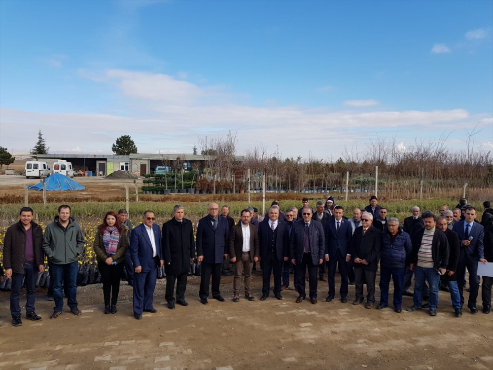 Konya'da Çiftçilere 5 Bin Fidan Dağıtıldı 1