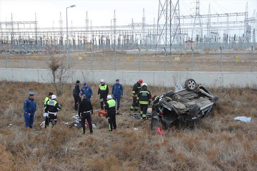 Konya'da Feci Trafik Kazası:1 Ölü, 6 Yaralı 6