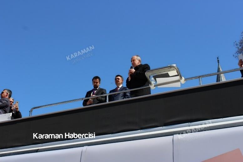 CHP Genel Başkan Yardımcısı Muharrem İnce Karaman Mitingi 26