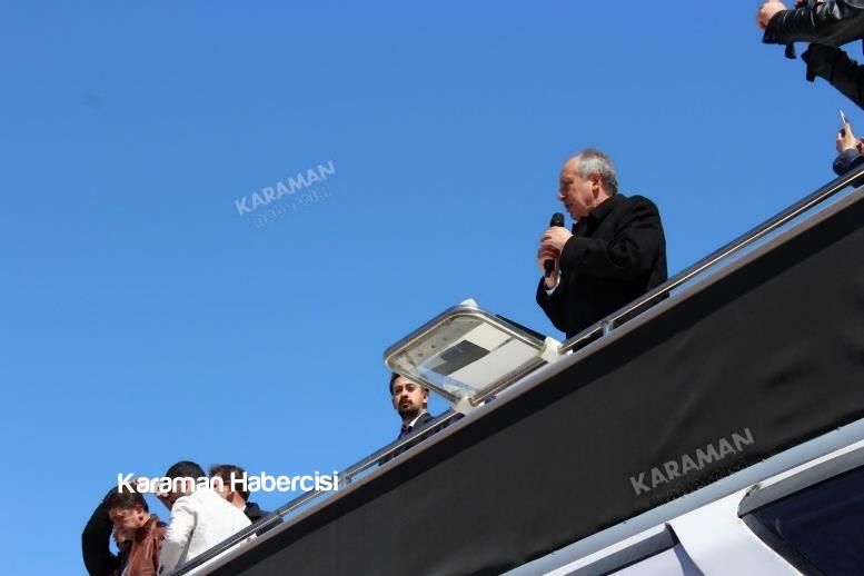 CHP Genel Başkan Yardımcısı Muharrem İnce Karaman Mitingi 29
