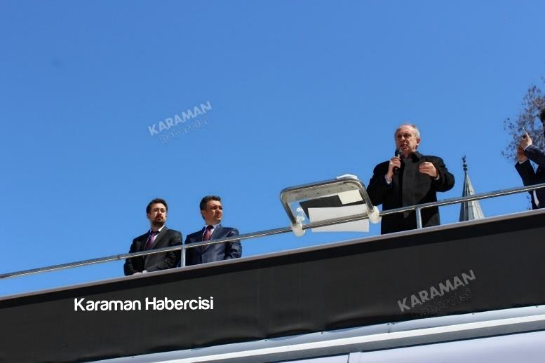 CHP Genel Başkan Yardımcısı Muharrem İnce Karaman Mitingi 30