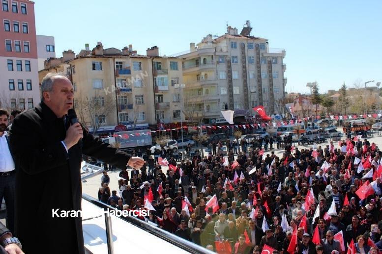 CHP Genel Başkan Yardımcısı Muharrem İnce Karaman Mitingi 31