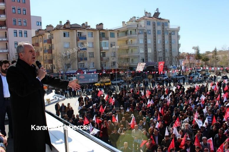 CHP Genel Başkan Yardımcısı Muharrem İnce Karaman Mitingi 32