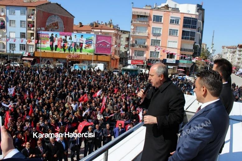 CHP Genel Başkan Yardımcısı Muharrem İnce Karaman Mitingi 54