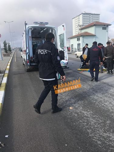 Karaman'da Trafik Kazası 1