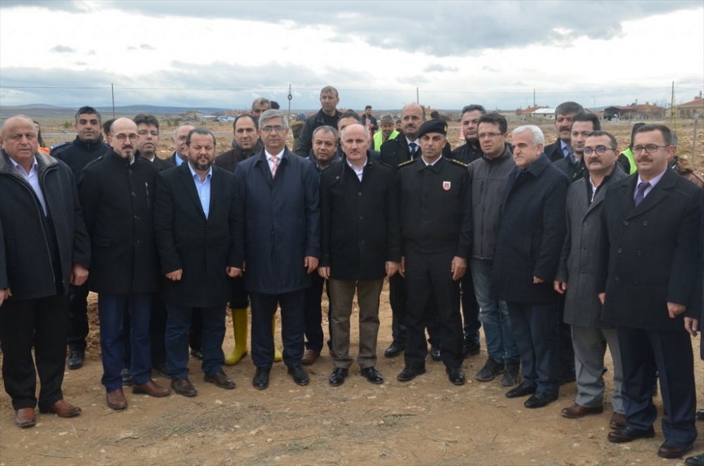 Karaman'da Hükümlüler Fidan Dikti 6