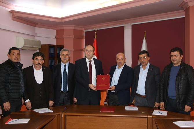 Karaman Belediyesi - Yeni Hayvan Pazarı Yapımı İçin Protokol İmzalandı 5
