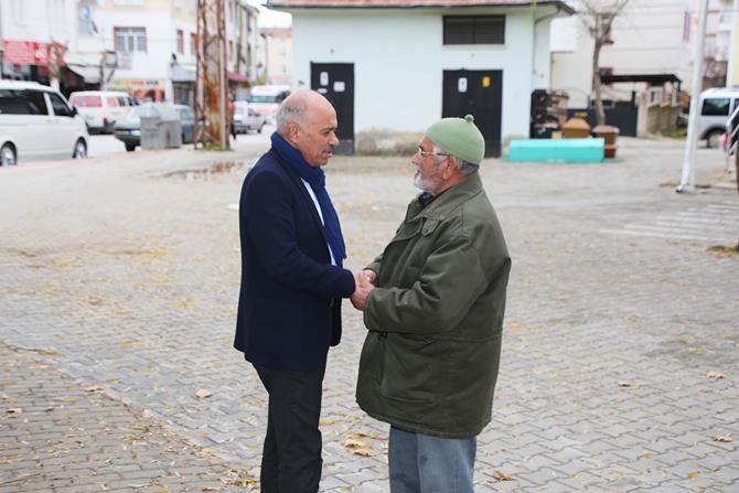 Başkan Çalışkan İki  Mahallede İncelemelerde Bulundu 2