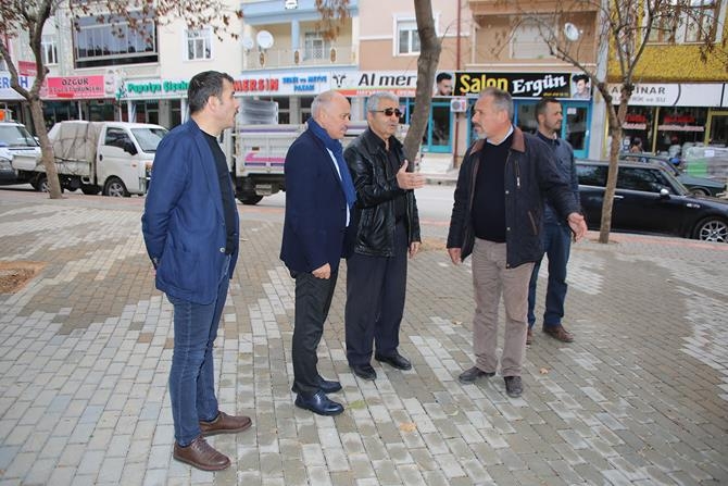 Başkan Çalışkan İki  Mahallede İncelemelerde Bulundu 7