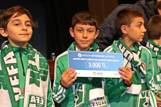 Antalya Büyükşehir’den 106 Amatör Kulübe 382 Bin Tl’lik Destek 5