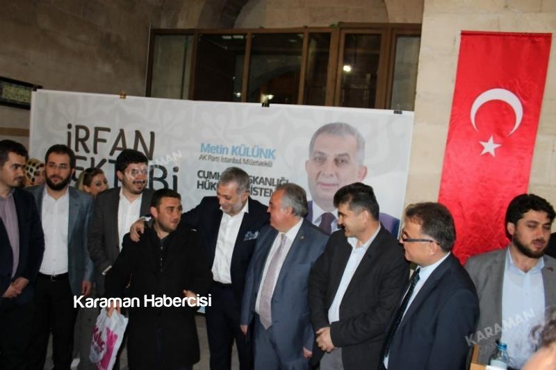 AK Parti İstanbul Milletvekili Metin Külünk Karaman'da 12