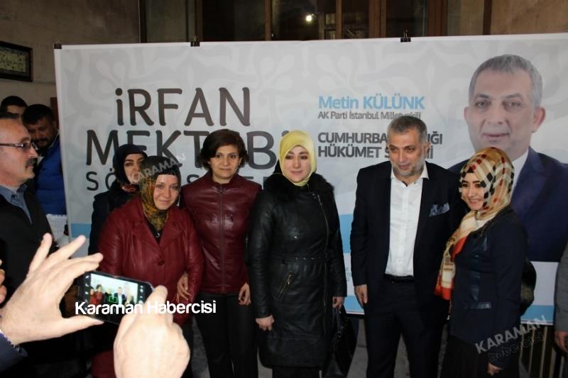 AK Parti İstanbul Milletvekili Metin Külünk Karaman'da 13