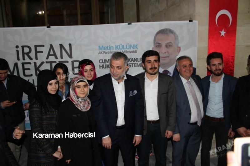 AK Parti İstanbul Milletvekili Metin Külünk Karaman'da 14