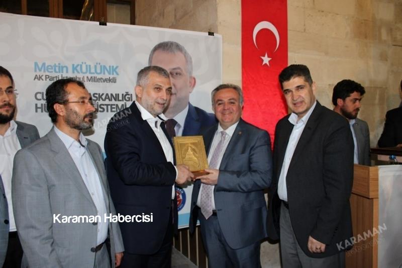 AK Parti İstanbul Milletvekili Metin Külünk Karaman'da 17