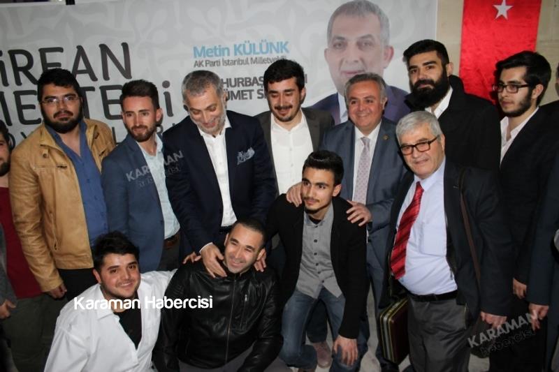AK Parti İstanbul Milletvekili Metin Külünk Karaman'da 18