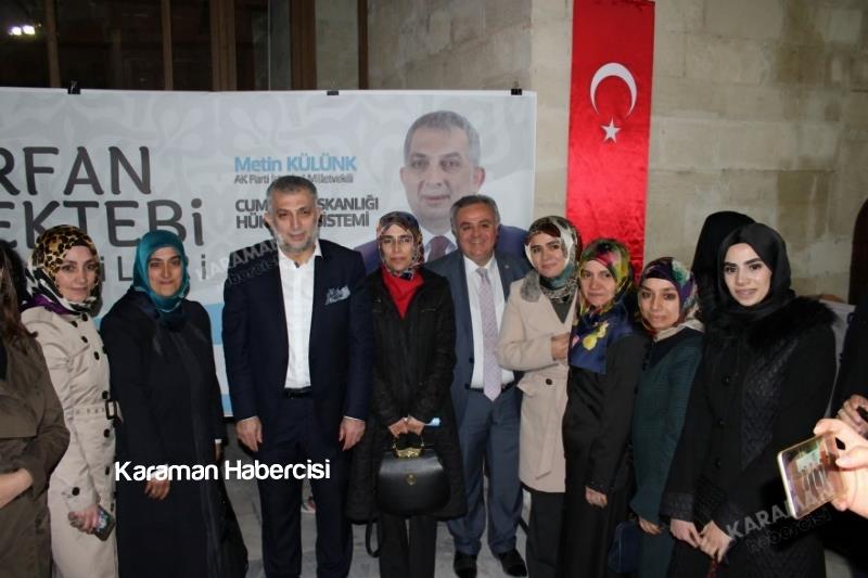 AK Parti İstanbul Milletvekili Metin Külünk Karaman'da 19
