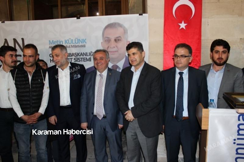 AK Parti İstanbul Milletvekili Metin Külünk Karaman'da 20