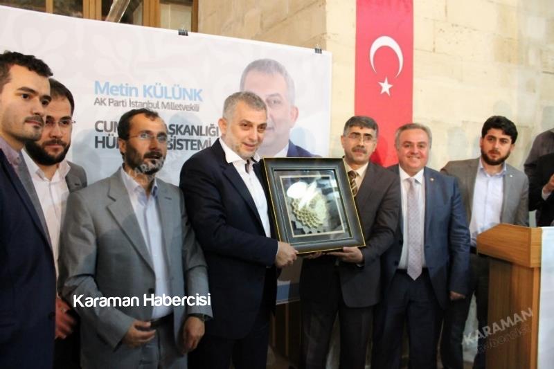 AK Parti İstanbul Milletvekili Metin Külünk Karaman'da 8